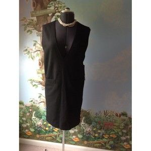 Sag Harbor Women's  Black Jump 100% Wool  Dress Sleeveless Size 10